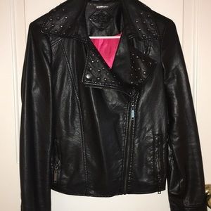 JOUJOU Studded Leather-style jacket